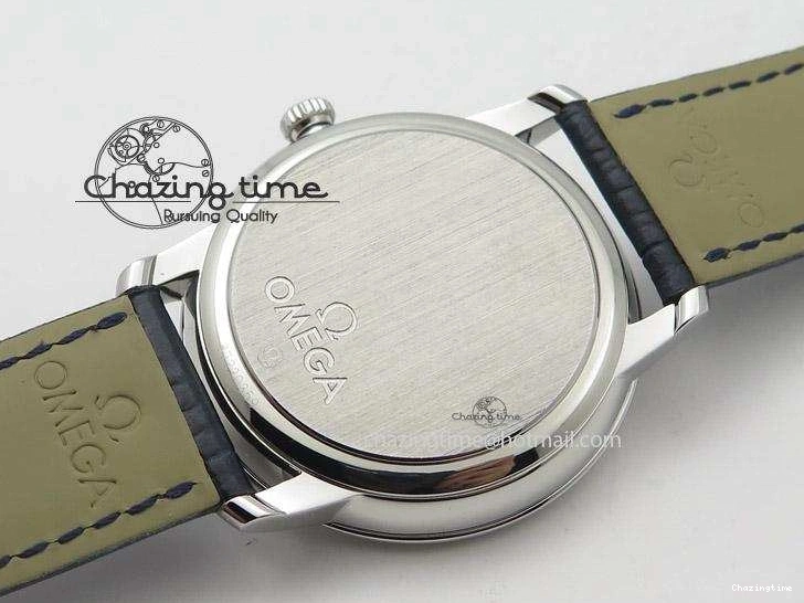 0701 De Ville MK 1:1 Best Edition SS Blue Dial On Black Leather Strap A Lightweight 8258